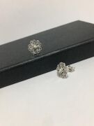 GÜMÜŞ TELKARİ KÜÇÜK ÇİÇEK KÜPE