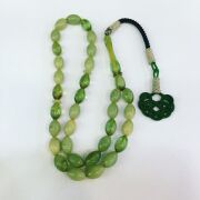 1000 AYAR GÜMÜŞ AÇIK YEŞİL ATEŞ VE SIKMA KEHRİBAR TESBİH