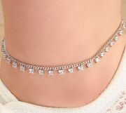 GÜMÜŞ BAGET KARE ZİRKON TAŞLI HALHAL