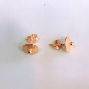 Gümüş Rose Telkari Minik Küpe