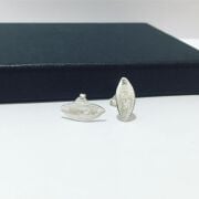 GÜMÜŞ MEKİK TELKARİ KÜÇÜK KÜPE