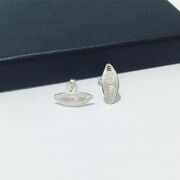 GÜMÜŞ MEKİK TELKARİ KÜÇÜK KÜPE