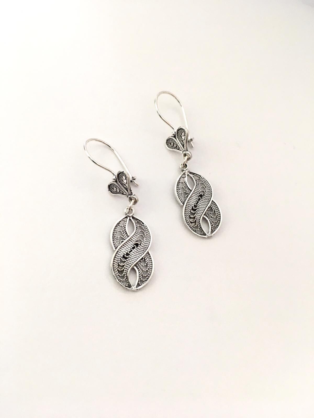 GÜMÜŞ TELKARİ SONSUZLUK KÜPE