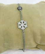 925 AYAR GÜMÜŞ KAR TANESİ BİLEKLİK