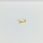 GÜMÜŞ ALTIN KAPLAMA BEYAZ ZİRKON TAŞLI KIKIRDAK KÜPE