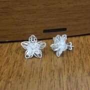 925 AYAR GÜMÜŞ TELKARİ ÇİÇEK KÜPE