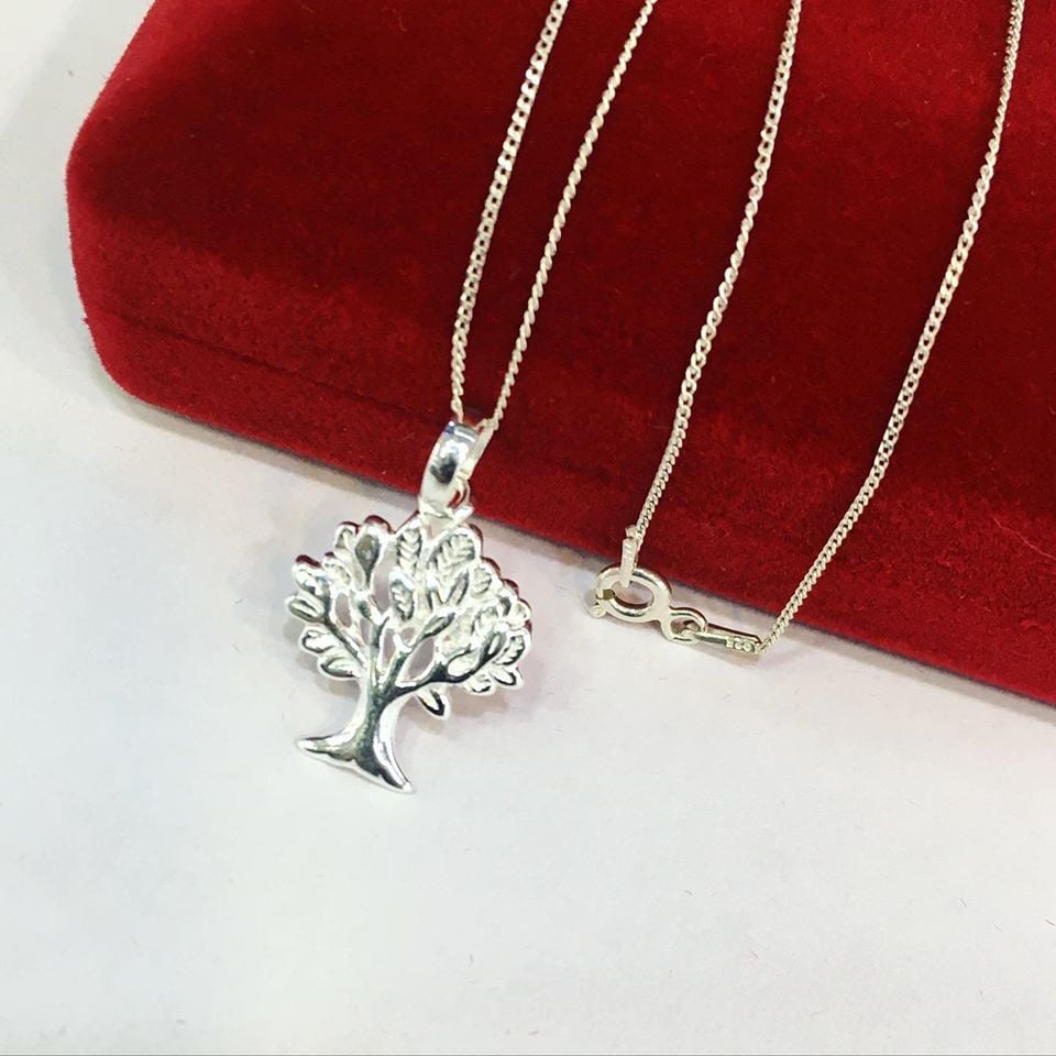 GÜMÜŞ HAYAT AĞACI KOLYE