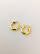 GÜMÜŞ ALTIN KAPLAMA HALKA KÜPE