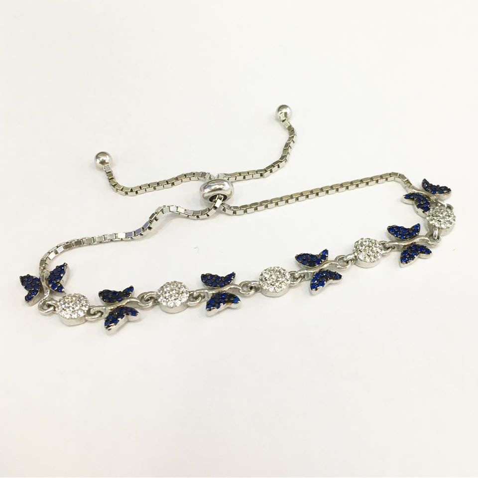 GÜMÜŞ KELEBEK BİLEKLİK