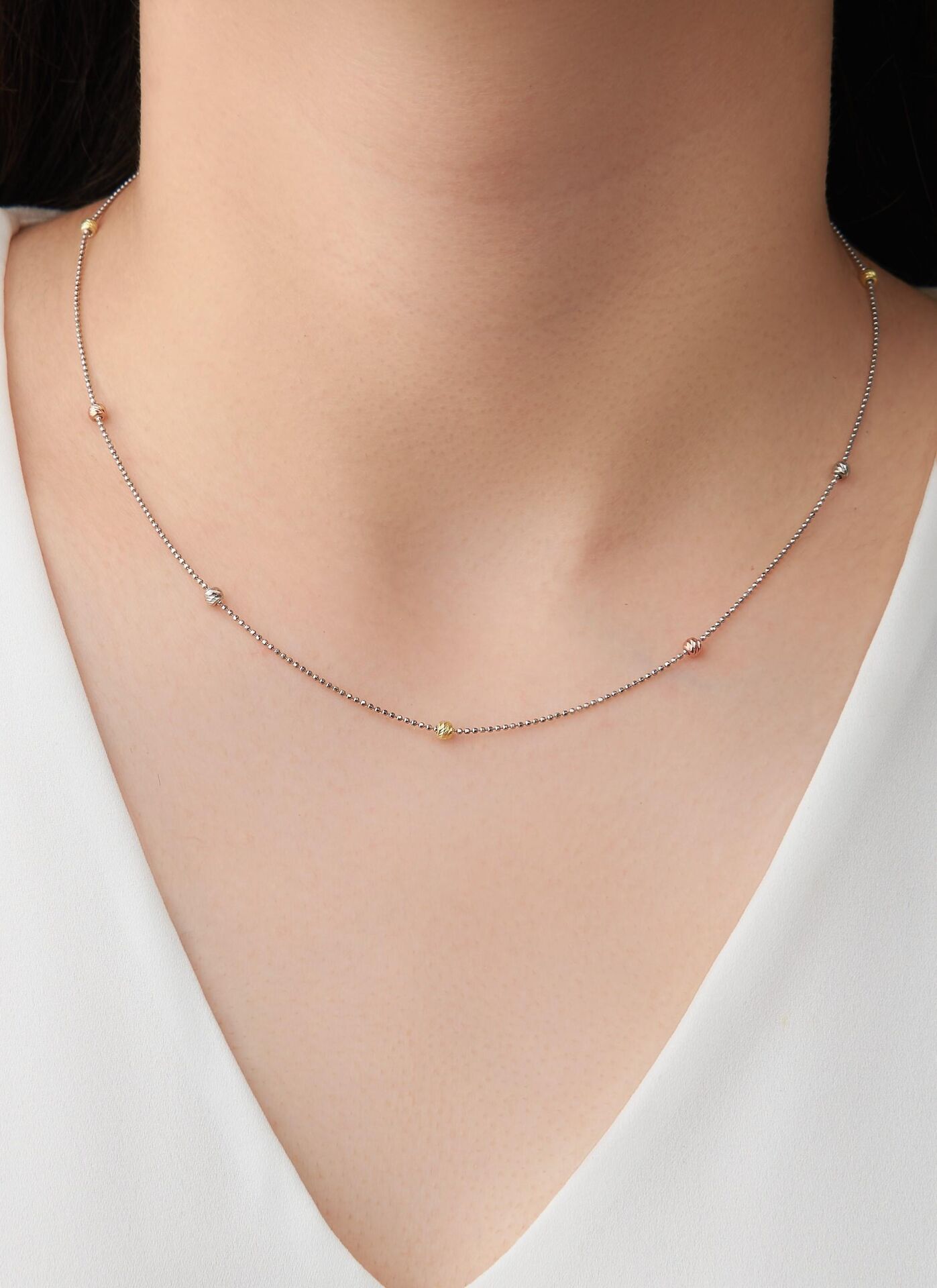 GÜMÜŞ DORİKA DORİSSA ROSE ALTIN KAPLAMA TOPLU KOLYE