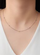 GÜMÜŞ DORİKA DORİSSA ROSE ALTIN KAPLAMA TOPLU KOLYE