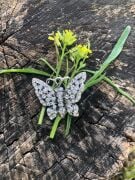 925 AYAR GÜMÜŞ KELEBEK BROŞ