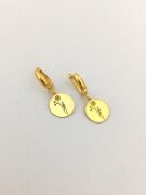 GÜMÜŞ ALTIN KAPLAMA KOZMOS ÇİÇEĞİ KÜPE