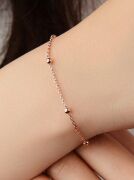 GÜMÜŞ ROSE DORİKA TOPLU İTALYAN MODEL ZİNCİR BİLEKLİK