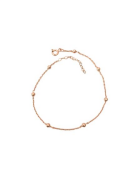 GÜMÜŞ ROSE DORİKA TOPLU İTALYAN MODEL ZİNCİR BİLEKLİK