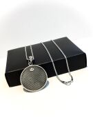 Gümüş Viking Pusulası Vegvisir Runes Erkek Kolye