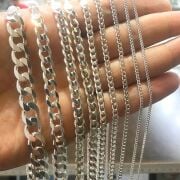 GÜMÜŞ GURMET İTALYAN 2 MM ERKEK ZİNCİR KOLYE