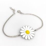 925 AYAR GÜMÜŞ PAPATYA BİLEKLİK