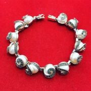 GÜMÜŞ MARKAZİT VE İNCİLİ BİLEKLİK