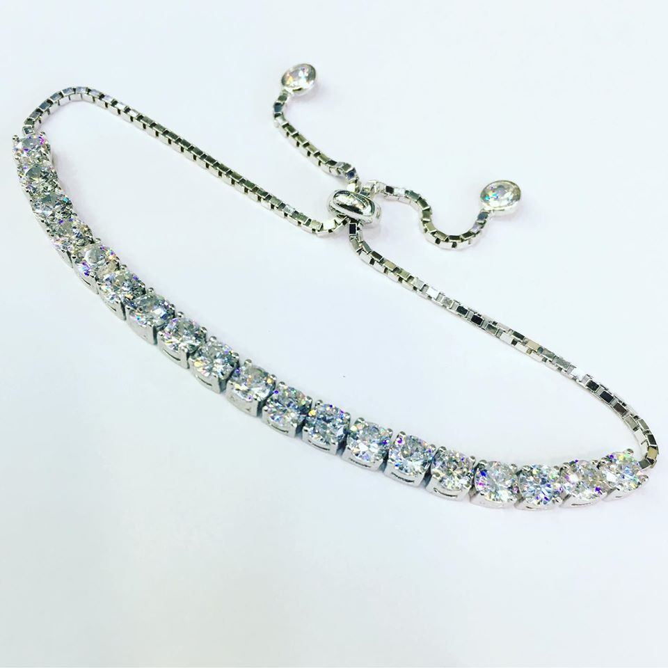 GÜMÜŞ ZİRKON TAŞLI SU YOLU ASANSÖRLÜ BİLEKLİK