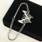 925 AYAR GÜMÜŞ KELEBEK BİLEKLİK