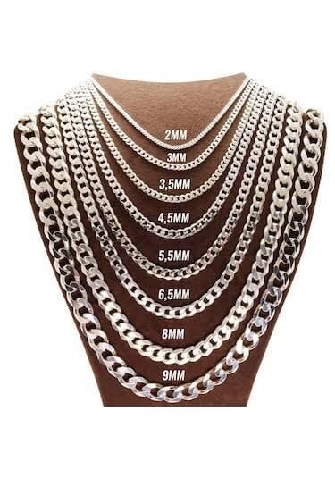 GÜMÜŞ GURMET İTALYAN 8 MM ERKEK ZİNCİR KOLYE